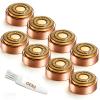 8PCS Gen 2 Replacement Heads for Flawless Facial Hair Remover, Rose Gold view 1