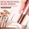 8PCS Gen 2 Replacement Heads for Flawless Facial Hair Remover, Rose Gold view 3