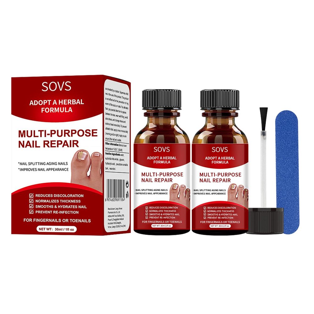 Fungi Nail ToenailTreatment,Gentle Formula,Effectively lmproves Nails for a More Beautiful Appearance(30ml*2)