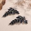 Rumtock 2pcs Black Hair Clip for Wedding Brides Women Handmade Hair Piece Bridesmaid Jewelry (Black) view 3