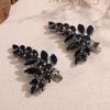Rumtock 2pcs Black Hair Clip for Wedding Brides Women Handmade Hair Piece Bridesmaid Jewelry (Black) view 4