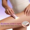 VEGITERIA Bikini Trimmer for Women- IPX7 Waterproof Electric Shaver, Painless & Flawless LED Light Electric Razors for Women for for Face, Bikini, Body, Leg, USB Rechargeable Facial Hair Removal Pink view 2