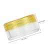 44pcs 5g Plastic Cream Jars Refillable Mini Cosmetic Containers with Lids for Travel and Sample Storage Style view 2