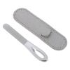 VILLCASE Double Sided Nail Shaper Non-Slip Handle Nail File Set with Pu Case for Manicure and Pedicure for Home and Travel Use view 1