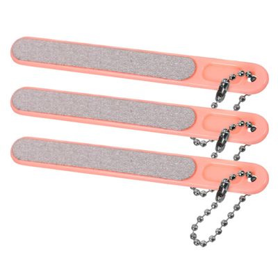 3pcs Nail File Mini Buffers for Women and Men, Portable