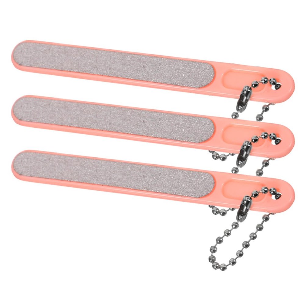 3pcs Nail File Mini Buffers for Women and Men, Portable