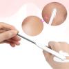 3Pcs Makeup Spatula Metal, Cosmetic Spatula Double-Edged, Assorted Styles Spatula for Foundation & Face Cream Even Application view 4