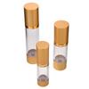 WATIIFUFU 3pcs Vacuum Airless Pump Bottles for Cosmetic Travel Containers Refillable Lotion Dispensers with Spray Nozzle, 15ml 30ml 50ml Foundation and Face Cream Pumps view 1