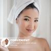 IDEANATEGRATE 2pcs Womens Quick Dry Hair Cap Towel Set Thick Coral Fleece Absorbent Hair Wrap for Fast Water Absorption view 3