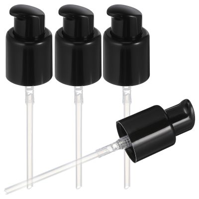 4pcs Lotion Pump Head 20mm PP Bottle Dispensers Black