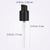 4pcs Lotion Pump Head 20mm PP Bottle Dispensers Black view 2