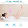 SILENRADAWN Flamingo Shower Ball Bath Scrubber 3pcs Pink Bathing Sponge Body Wash Sponge for Adults and Bathroom Accessory Bath Tool for Home Bathing view 3