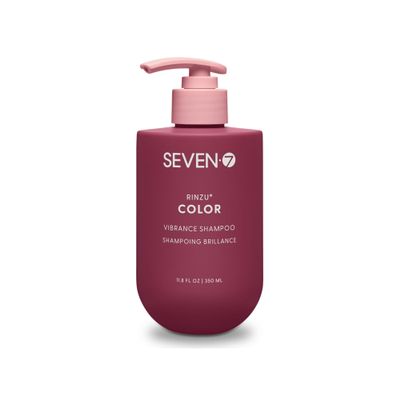 SEVEN Rinzu Color Vibrance Shampoo, Color Safe Shampoo for Color Treated Hair, Fade Protection Moisturizing Cleanse with Argan Oil Jojoba Sunflower ProVitamin B5, 11.8oz