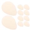 PartyKindom 10pcs Silicone Makeup Puff Set, 3d Water Drop Foundation Blender Sponges, Reusable Non-absorbent Cosmetic Applicators for Liquid Cream Concealer, Easy to Clean Beauty Tools view 1
