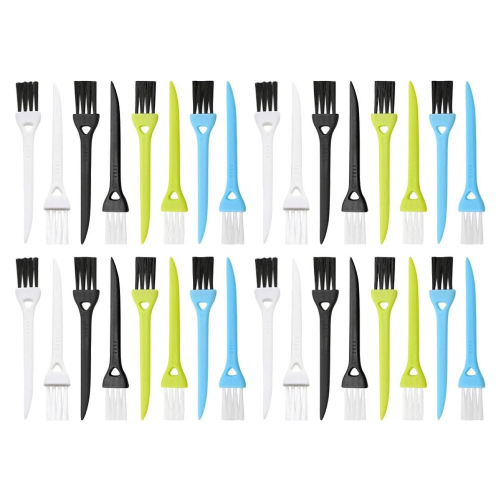 SOLUSTRE 36pcs Electric Razor Cleaning Brushes with Plastic Handles Shaver Cleaning Tool Set for Mens Electric Shavers Multi-color Bristle Duster