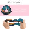 Outer Space Rocket Astronaut Satin Scrunchies for Women Hair Ties Soft Satin Hair Scrunchies No Crease Frizz-Free Gentle Elastic Hair Bands Stylish Hair Accessories Decor&Gifts view 2