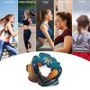 Outer Space Rocket Astronaut Satin Scrunchies for Women Hair Ties Soft Satin Hair Scrunchies No Crease Frizz-Free Gentle Elastic Hair Bands Stylish Hair Accessories Decor&Gifts view 3