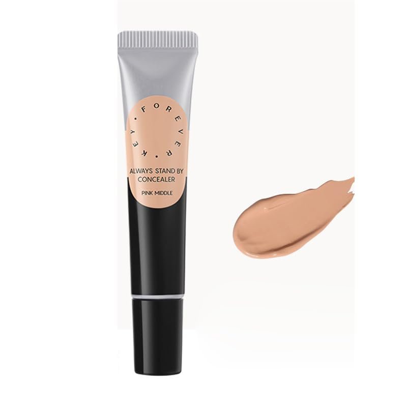 1PC Always Stand by Concealer, Multi Purpose Moisturizing Highlighter Concealer Cream to Create Flawless Makeup, 10g (02#)