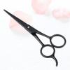 Didiseaon Stainless Steel Beard and Eyebrow Scissors Black Grooming Scissors Precision Trimming Tool for Mens Facial Hair Care Daily Use view 3