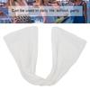 Bow Fabric Hair Bun Maker,Fashionable Women Hair Bands Hairstyle Accessory Durable Hair Accessories,for Party Wedding Yoga Dance Ballet Performance Cloth Fabric 35 x 10cm (White) view 4