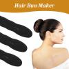 9Pcs Hair Bun Maker Sponge Foam Shaper Magic Snap Roll Sponge Curler Clips Easy Bun Twister Donut Maker Hairs Updo Styling Accessories for Women Ballet French Twist Thin Curly Straight Wavy view 3