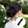 9Pcs Hair Bun Maker Sponge Foam Shaper Magic Snap Roll Sponge Curler Clips Easy Bun Twister Donut Maker Hairs Updo Styling Accessories for Women Ballet French Twist Thin Curly Straight Wavy view 4