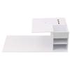 QCdeSoulBLV Eyelash Extension Pillow Shelf Salon, Eyelash Grafting Organizer Makeup Storage, White view 1