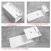 QCdeSoulBLV Eyelash Extension Pillow Shelf Salon, Eyelash Grafting Organizer Makeup Storage, White view 3
