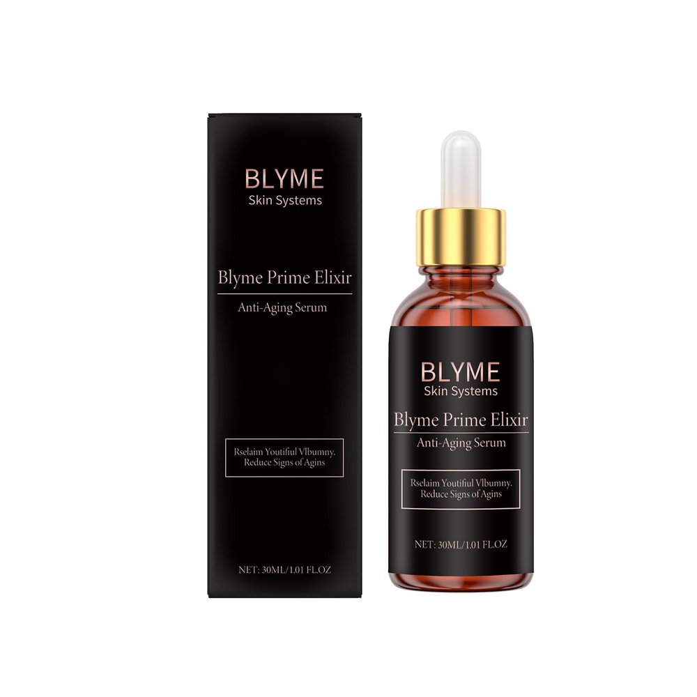 Blyme Prime Elixir,Skin System with Glycerin and Peptides Formula to Help Reduce Appearance of Fine Lines, Improves Skin Elasticity, Hydrating & Firming Face Serum (1pcs)