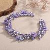 Rumtock Violet Crystal Butterflies Headpiece for Wedding Brides Women Hair Jewelry Handmade Hair Accessories (Violet) view 4