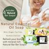 Easilydays Mint Soap Scrub Bar for Face & Body, Natural Organic Exfoliating Bar Handmade with Mint, Oil Control & Deep Cleaning, Moisturizing & Soothing Essential Oil for Your Skin, Non-Drying, 3.52oz view 2