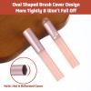 Sorcristy 2 Pcs Silicone Lip Brush, Lip Balm Applicator, Round Head view 4