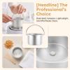 KALLORY Wax Warmer Replacement Pot 600cc Aluminum Alloy Wax Melting Cup view 2