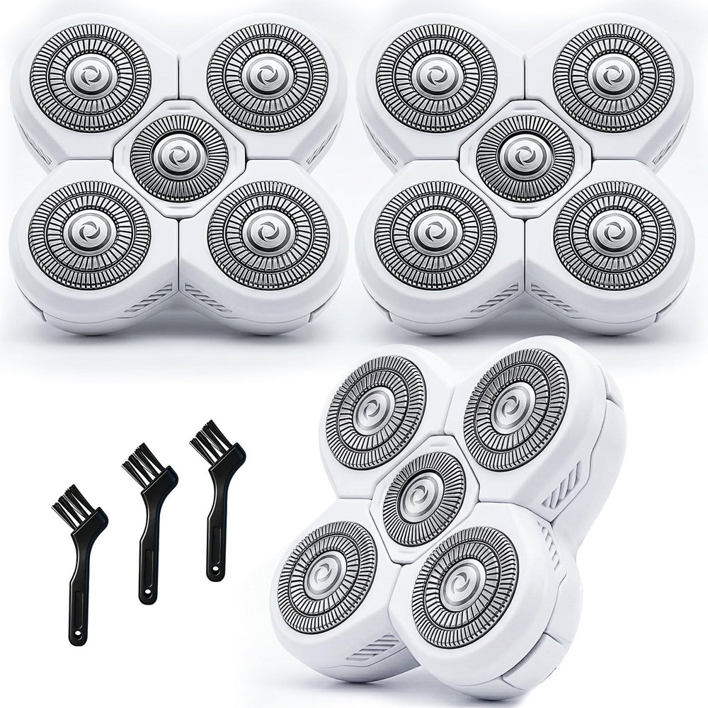 5 Head Replacement Shaver Blade for Freebird FlexSeries BodySmooth Razor