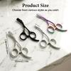 Eyebrow Trimmer Scissor with Comb, 2026 New Eyebrow Razor Scissors, Stainless Steel Precision Eyebrow Cutter Hair Removal Makeup Tool for Women and Men (2, White) view 2