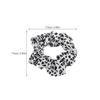 NUSITOU 20pcs Cow Print Hair Ties Scrunchies Medium Size Black White Fabric Elastic Bands for Women Ponytail Holders Hair Accessories view 2