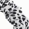 NUSITOU 20pcs Cow Print Hair Ties Scrunchies Medium Size Black White Fabric Elastic Bands for Women Ponytail Holders Hair Accessories view 3