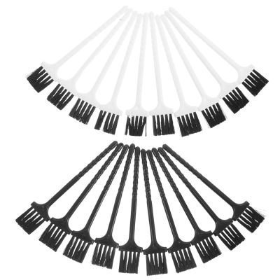 Vaguelly 20pcs Electric Razor Cleaning Brushes Long Handle Small Shaving Brush Cleaner for Men Multifunctional Grooming Tool for Electric Shavers and Detail Crevice Cleaning
