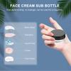 FOMIYES 20pcs Cosmetic Cream Jars 3g Portable Plastic Lotion Containers with Black Lid for Travel Skin Care Moisturizer Storage view 4