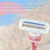 Equate The Stylish 3 Blade Disposable Razors for Women, Sensitive, with Shea Butter and Vitamin E, (3 PACK) 9 Count view 3