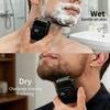 Electric Foil Shaver for Men, 3D Floating Heads Electric Razor for Face & Beard with LED Display, IPX6 Waterproof, USB-C Fast Charging, Wet/Dry Use, Travel Lock, Gifts for Men view 4