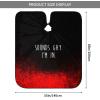 Funny Gay Sounds Gay I'm in LGBTQ Gift Barber Cape for Men Salon Hair Cutting Cape Professional Haircut Capes with Adjustable Elastic Neckline 55" x 66" view 3
