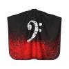 Music Bass Clef Vintage Gift Barber Cape for Men Salon Hair Cutting Cape Professional Haircut Capes with Adjustable Elastic Neckline 55" x 66" view 2