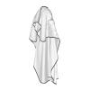 Fun Fact I Don't Care Gift Barber Cape for Men Salon Hair Cutting Cape Professional Haircut Capes with Adjustable Elastic Neckline 55" x 66" view 4