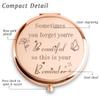 Daricano Personalized Gifts for Women Girls, Custom Gifts for Adult Teen, Compact Mirror for Her Friends Sister Daughter Mom, Birthday, Mothers Day Basket Stuffers view 2