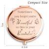 Daricano Personalized Gifts for Women Girls, Custom Gifts for Adult Teen, Compact Mirror for Her Friends Sister Daughter Mom, Birthday, Mothers Day Basket Stuffers view 3