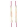 2-Pack Ceramic Cuticle Remover Pen, Double-Sided Cuticle Pusher and Buffer with Ergonomic Handle for Smooth Nail Care view 1
