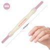 2-Pack Ceramic Cuticle Remover Pen, Double-Sided Cuticle Pusher and Buffer with Ergonomic Handle for Smooth Nail Care view 3