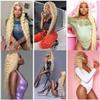 Blonde Bundles #613 Kinky Curly Bundle 26 28 30 Inch Unprocessed Virgin Soft and Silky #613 Blonde Bundle Hair Extensions view 2