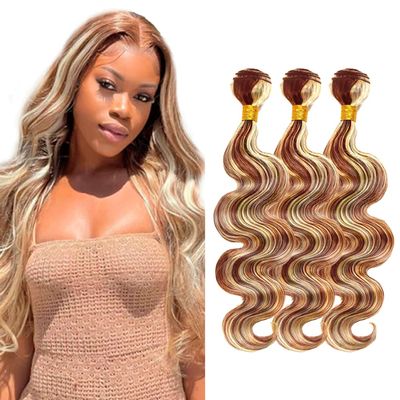 310g #613 Blonde Bundles Human Hair 613 Body Wave 3 Bundles 30 30 30 inch CnumGunm Brazilian 8A Remy Hair Light Brown Bundle